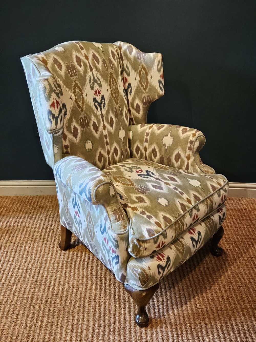 Late Victorian Wing Back Arm Chair