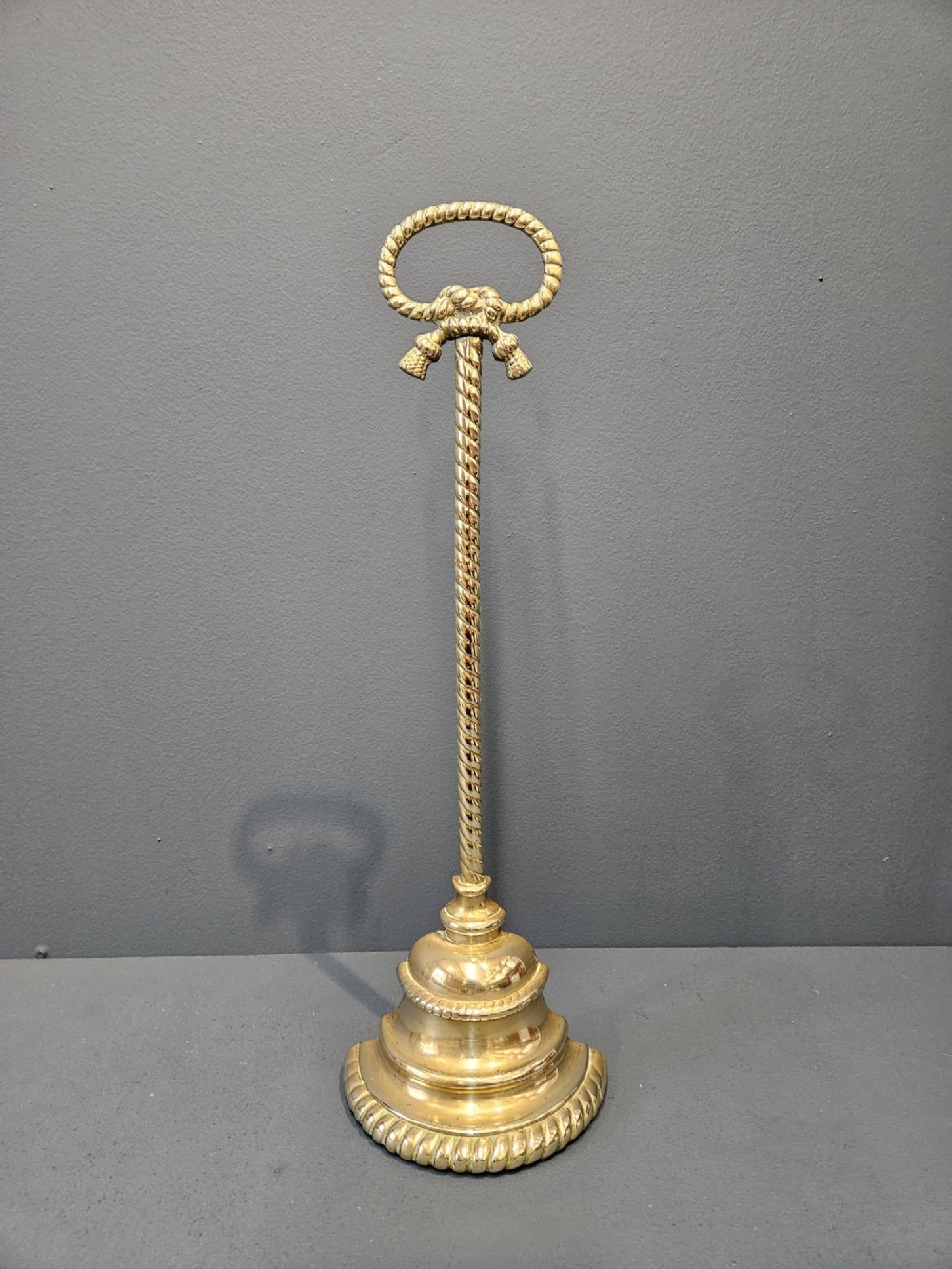 Victorian Brass Door Stop