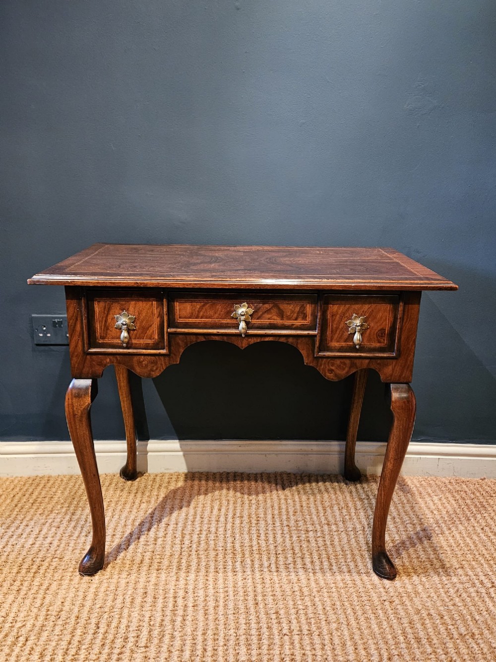 Elegant George I Style Walnut Lowboy