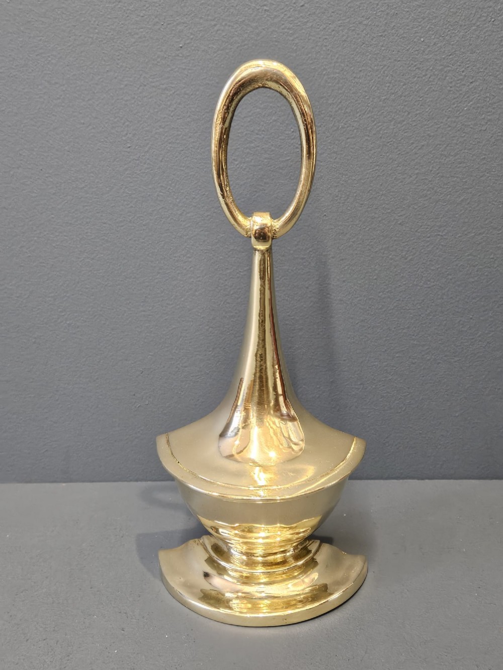 Early Victorian Brass Door Stop