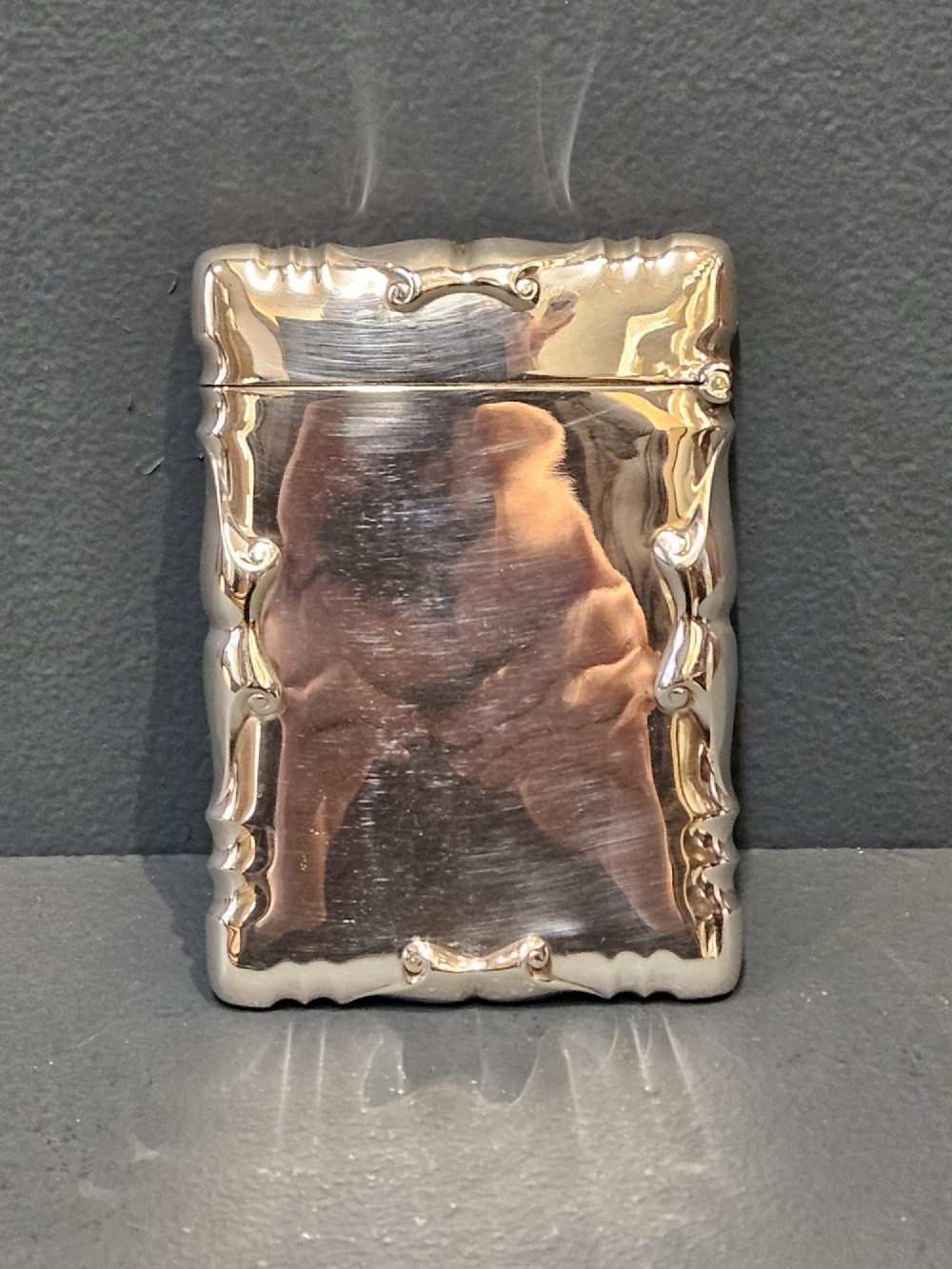 Silver Card Case by Walker and Hall