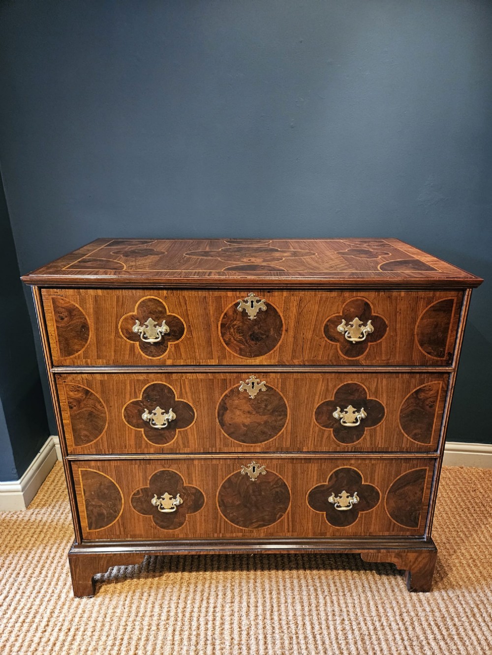 Inlaid Georgian Walnut Chest
