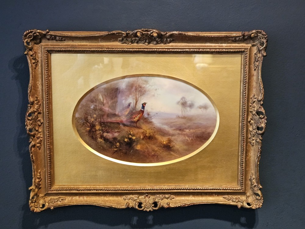 Superb Royal Worcester Porcelain Plaque by Stinton