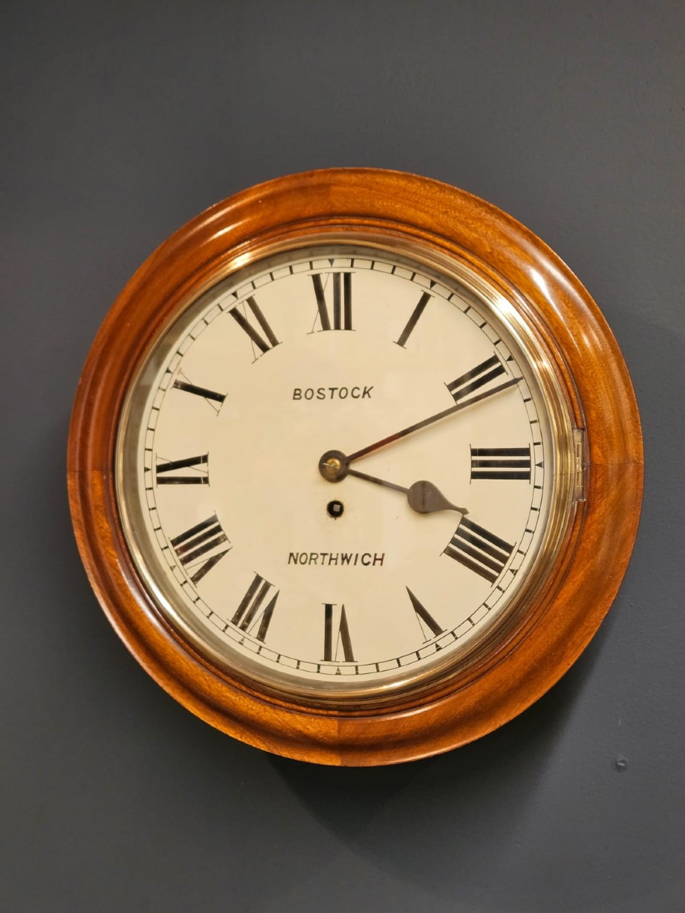Victorian Bostock Of Northwich 8 Day Dial Clock