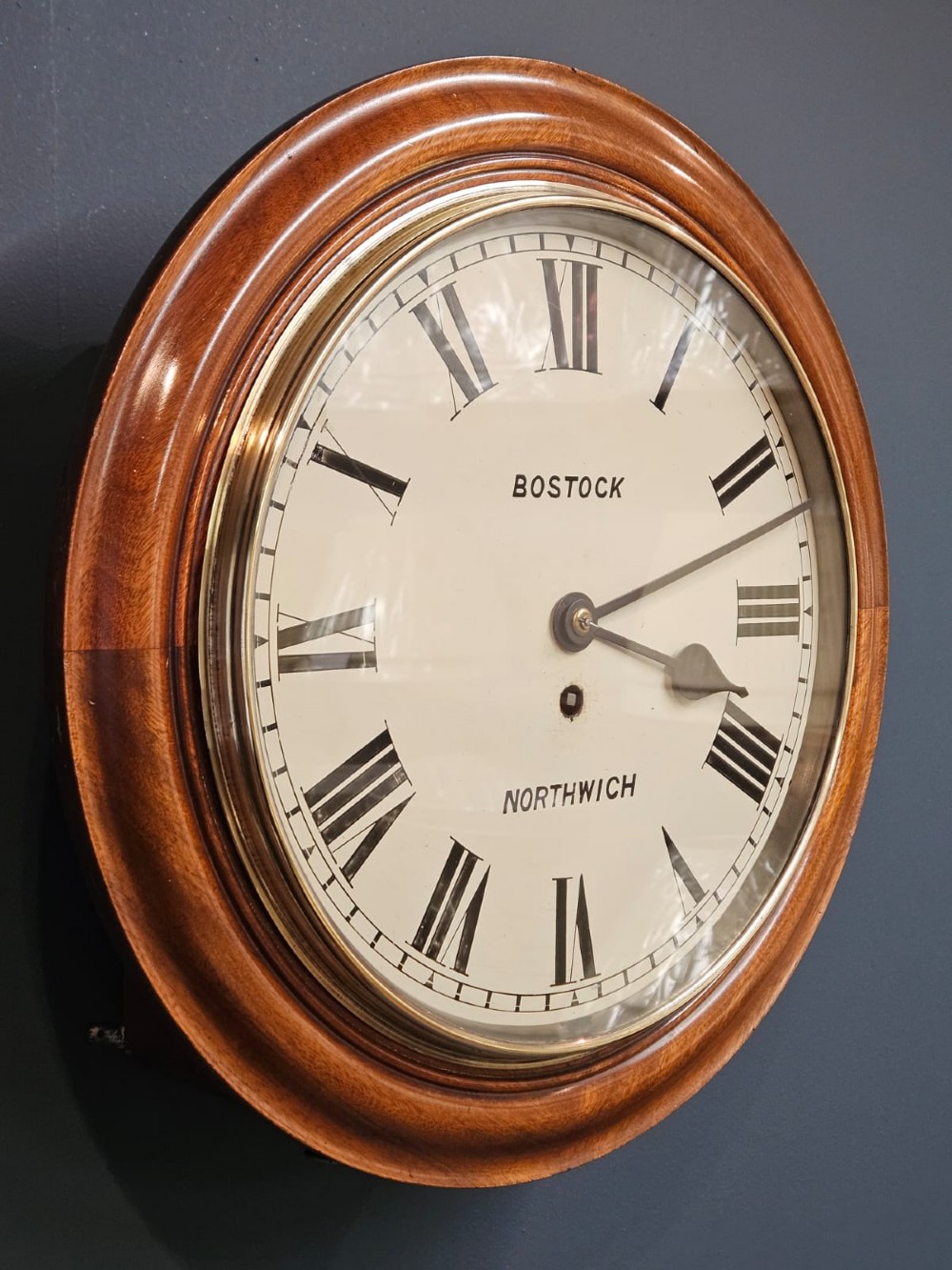 Victorian Bostock Of Northwich 8 Day Dial Clock View VI