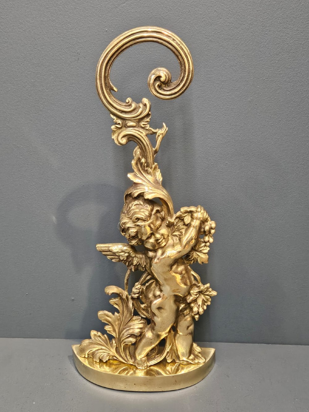 Victorian Cherub Door Stop View II