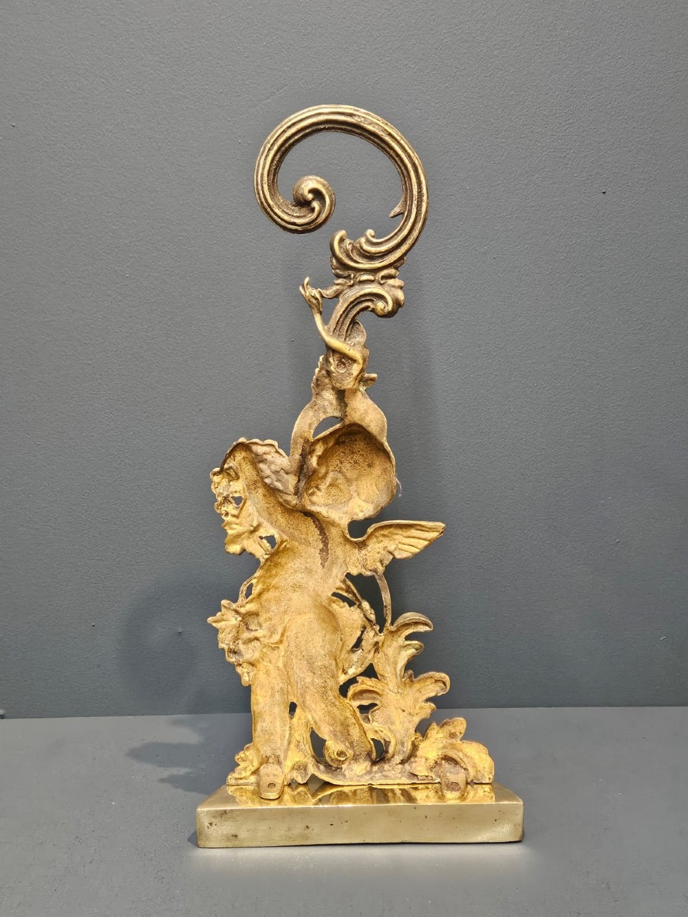 Victorian Cherub Door Stop View III