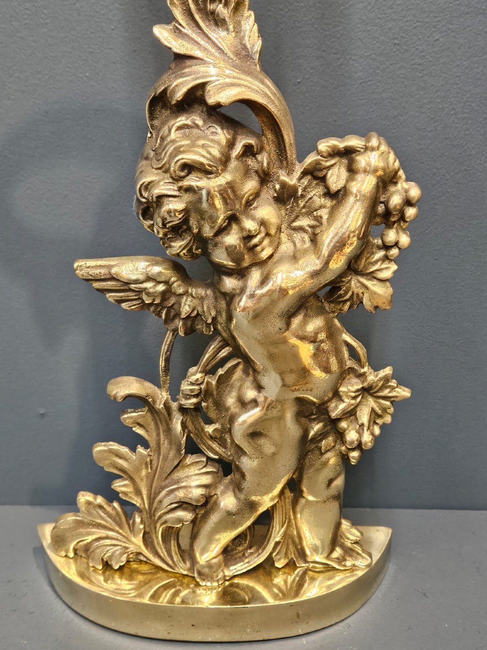 Victorian Cherub Door Stop View V