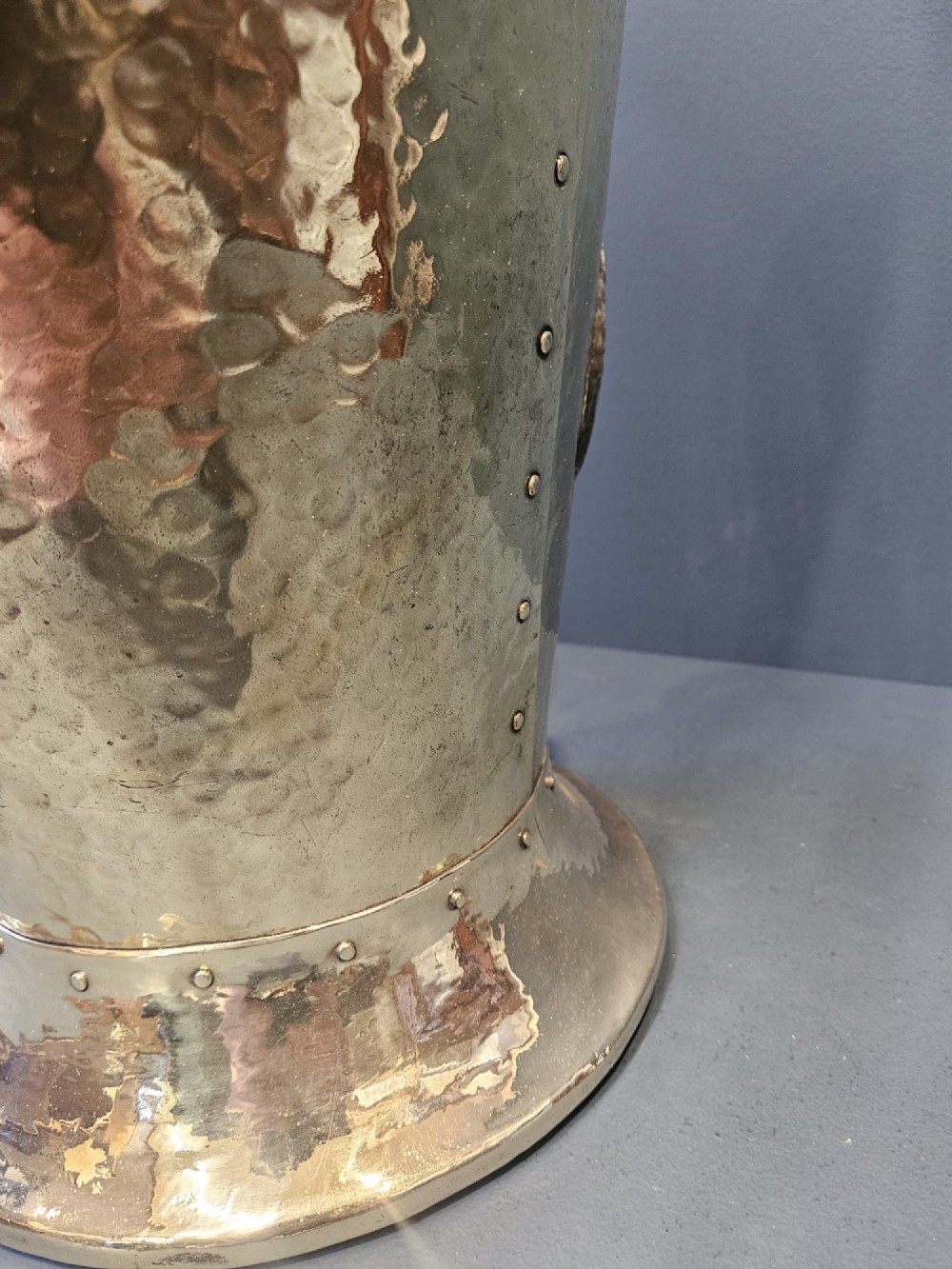 Superb Large Arts and Crafts Brass Coal Scuttle View VI