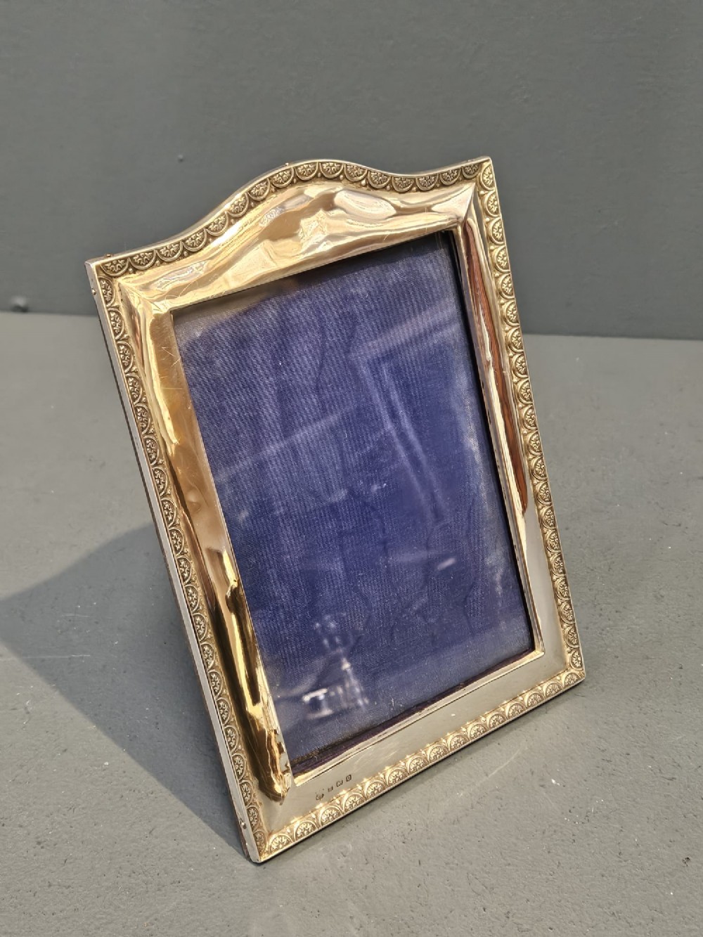 George V Arched Top Silver Photo Frame View III