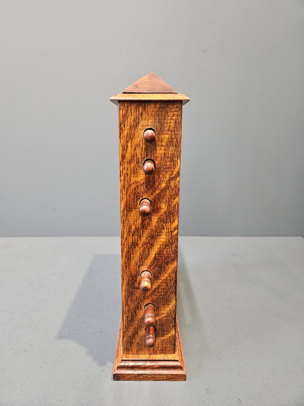 Large Edwardian Oak Perpetual Desk Calendar View III