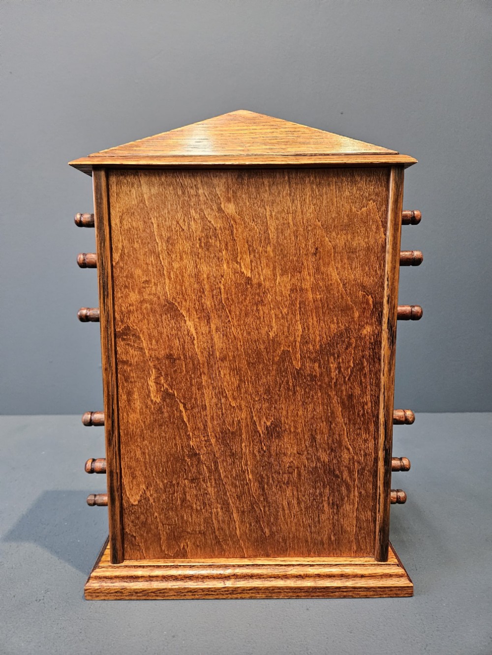 Large Edwardian Oak Perpetual Desk Calendar View IV