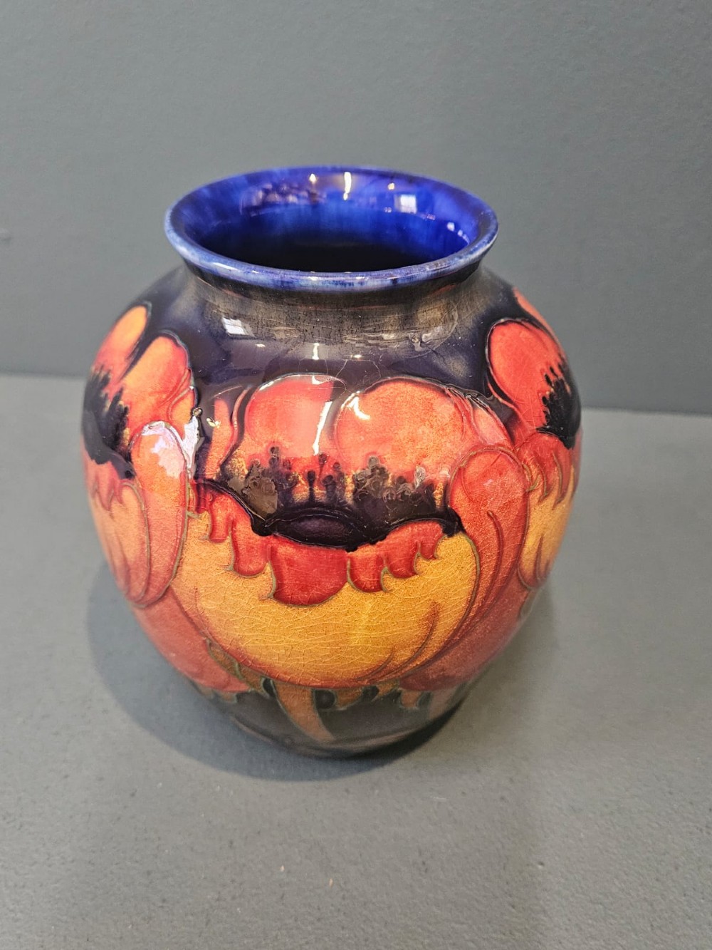 Moorcroft Big Poppy Vase