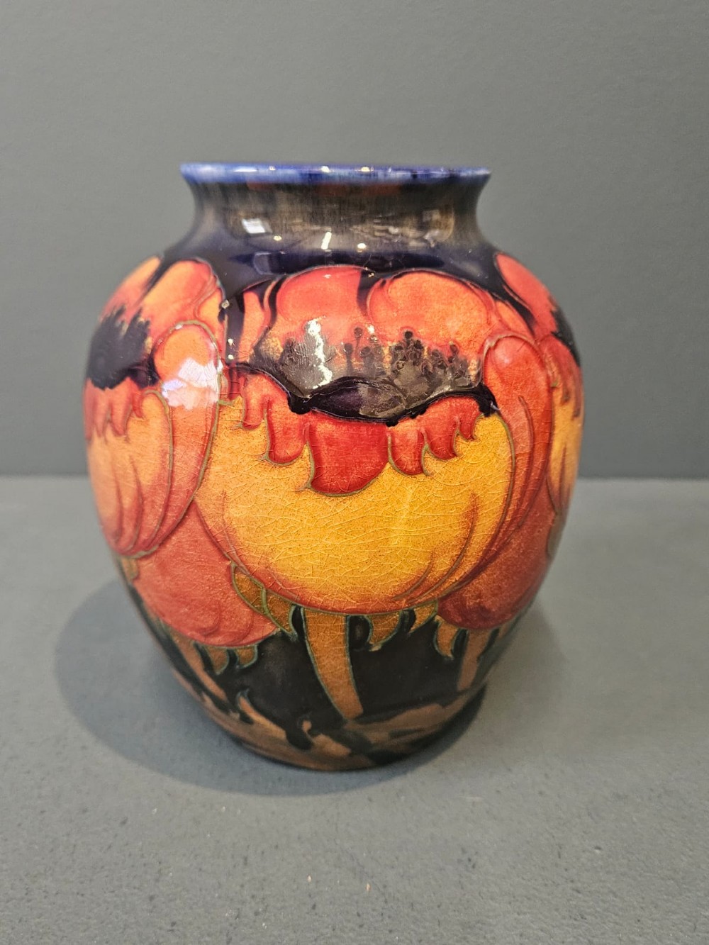 Moorcroft Big Poppy Vase View II
