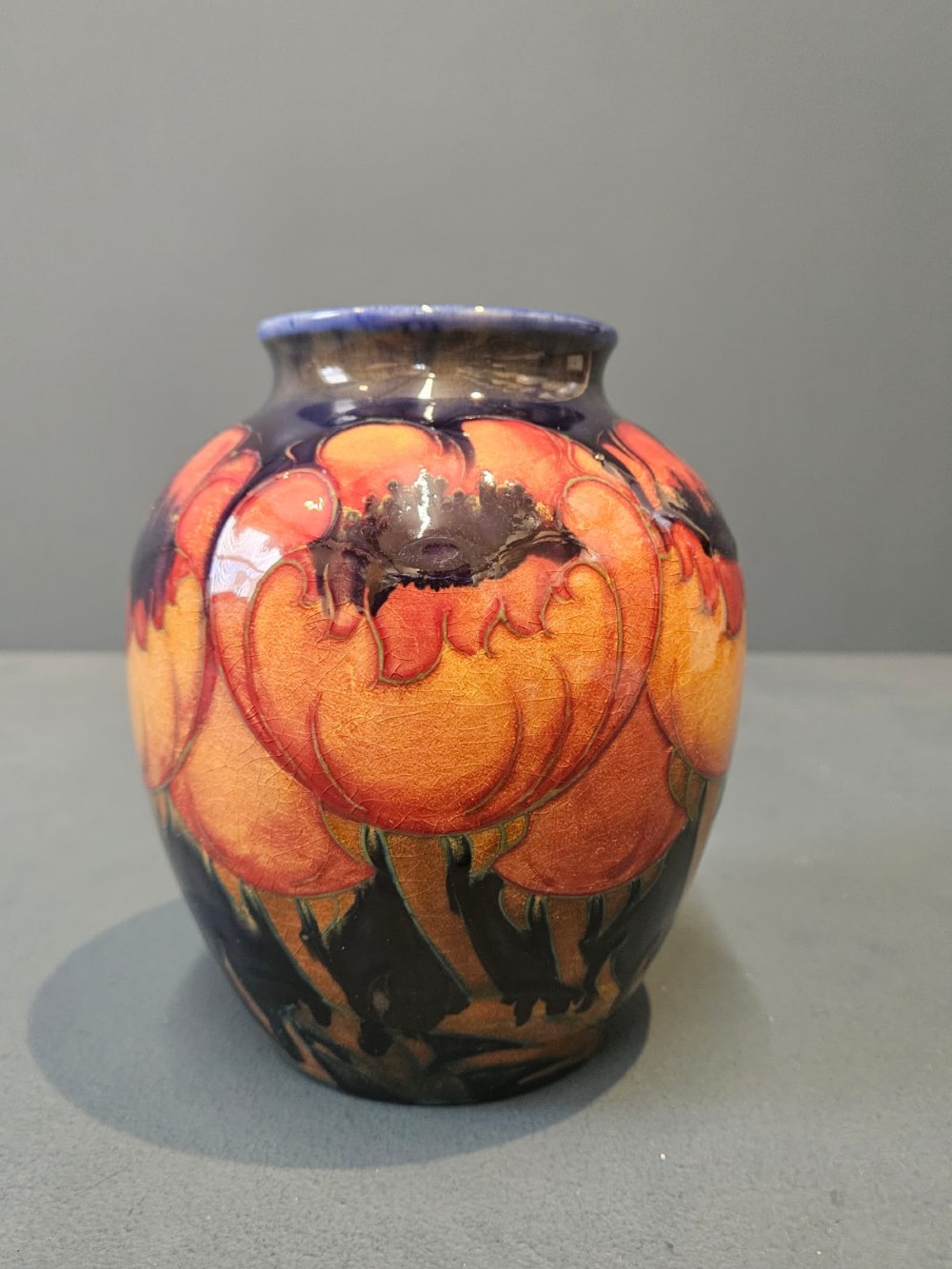 Moorcroft Big Poppy Vase View IV