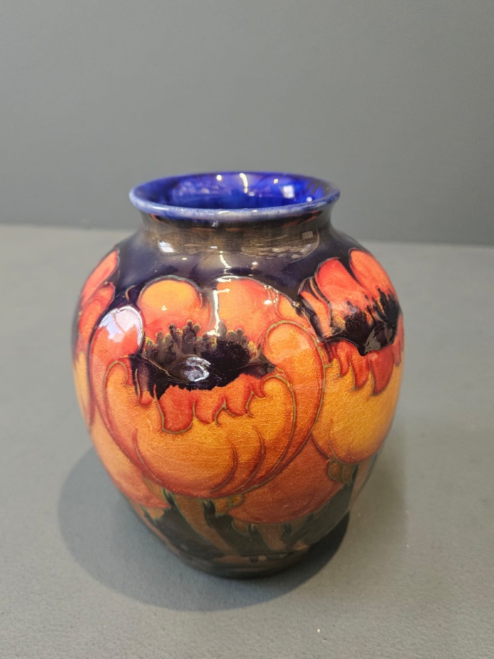 Moorcroft Big Poppy Vase View V