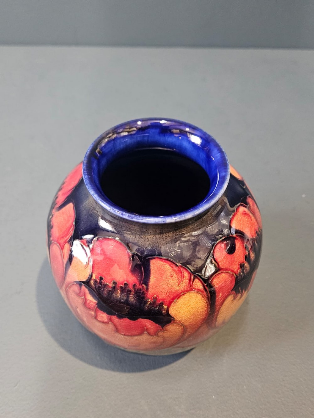 Moorcroft Big Poppy Vase View VII