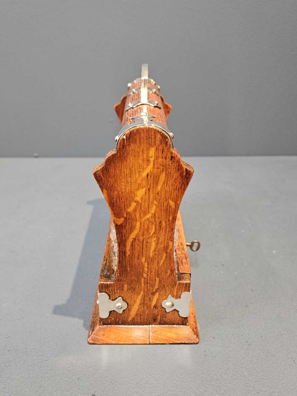 Victorian Three Bottle Liqueur Tantalus View III