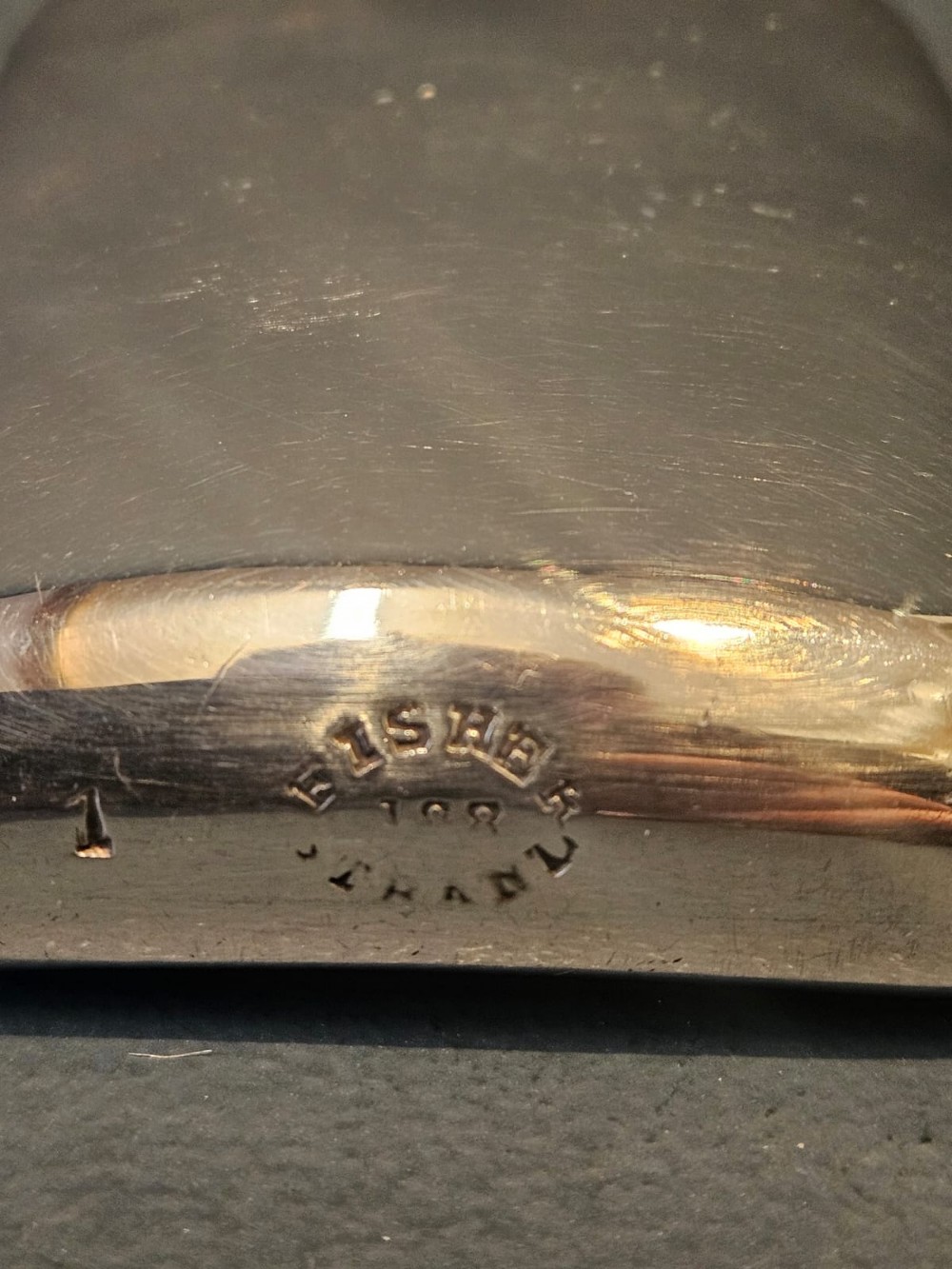 Silver Edwardian Hip Flask View VI