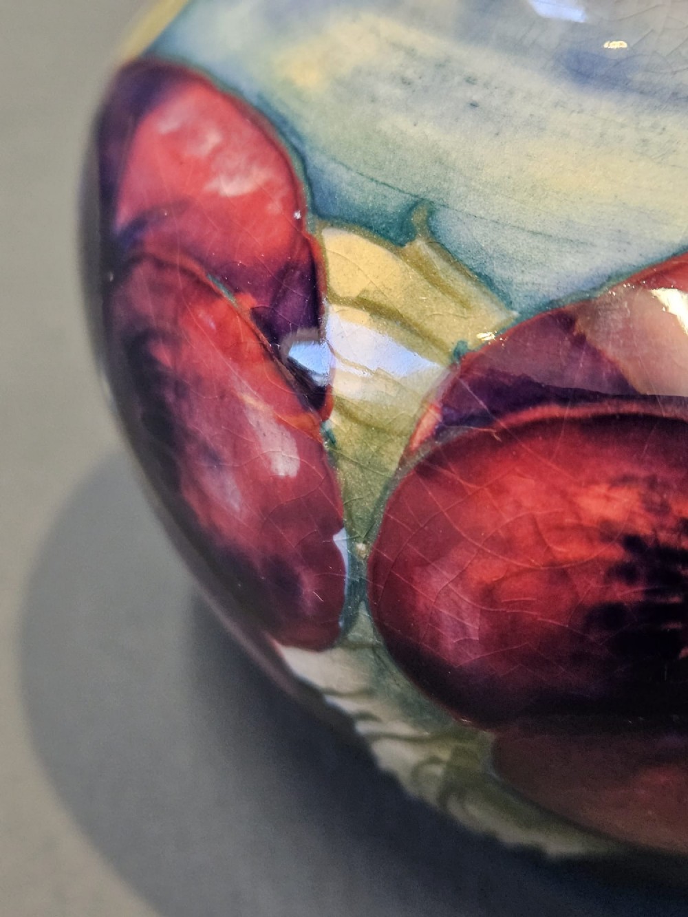 Early Moorcroft Pansy Vase View III