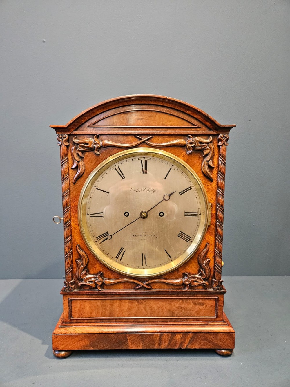 William IV Double Fusee Bracket Clock