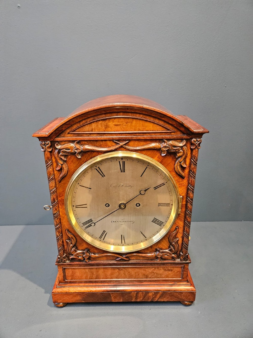 William IV Double Fusee Bracket Clock View III