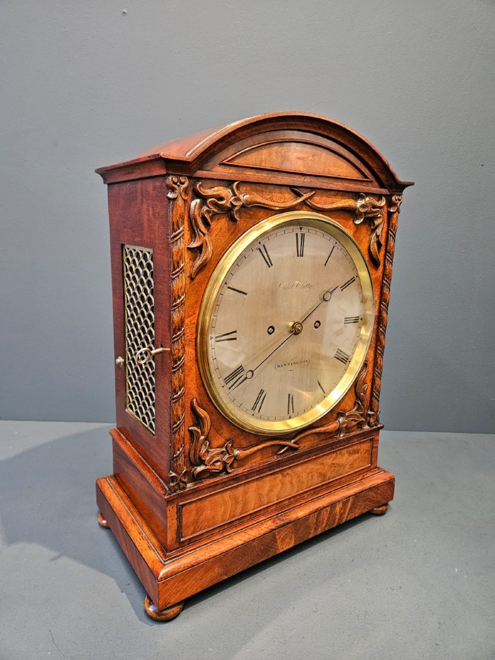 William IV Double Fusee Bracket Clock View V