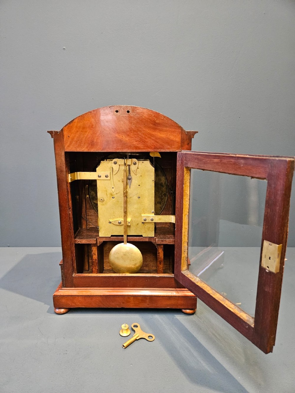 William IV Double Fusee Bracket Clock View VIII