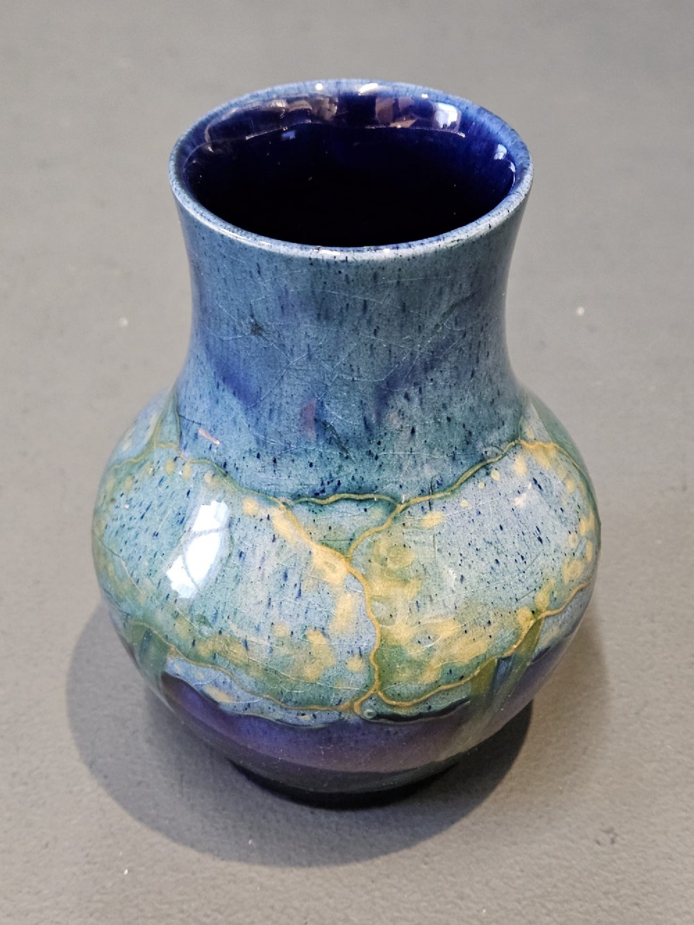Early Moorcroft Moonlit Blue Vase View IV