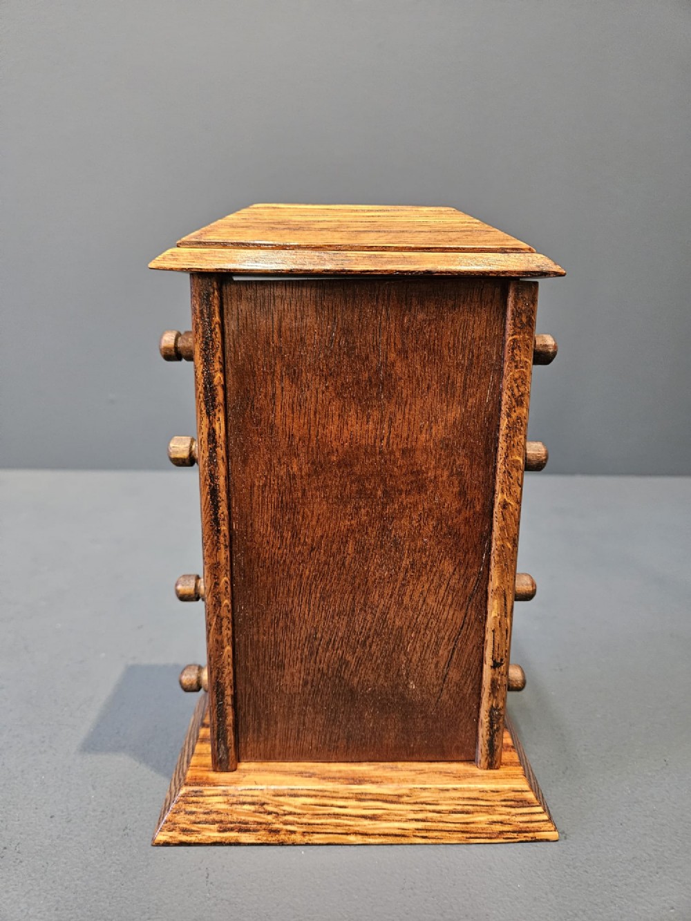 Late Victorian Oak Perpetual Desk Calendar View V