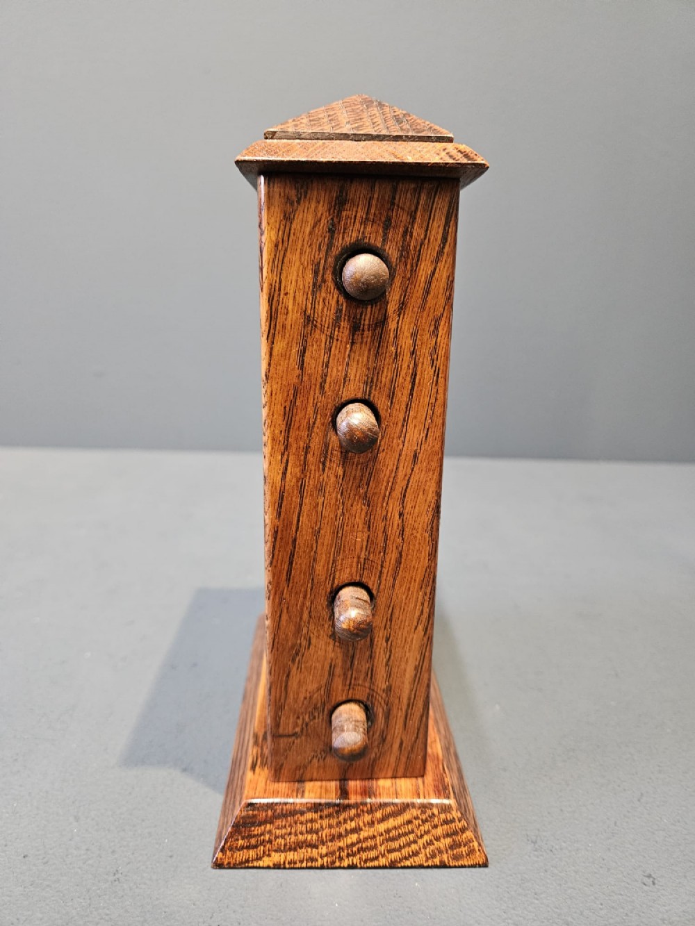 Late Victorian Oak Perpetual Desk Calendar View VI