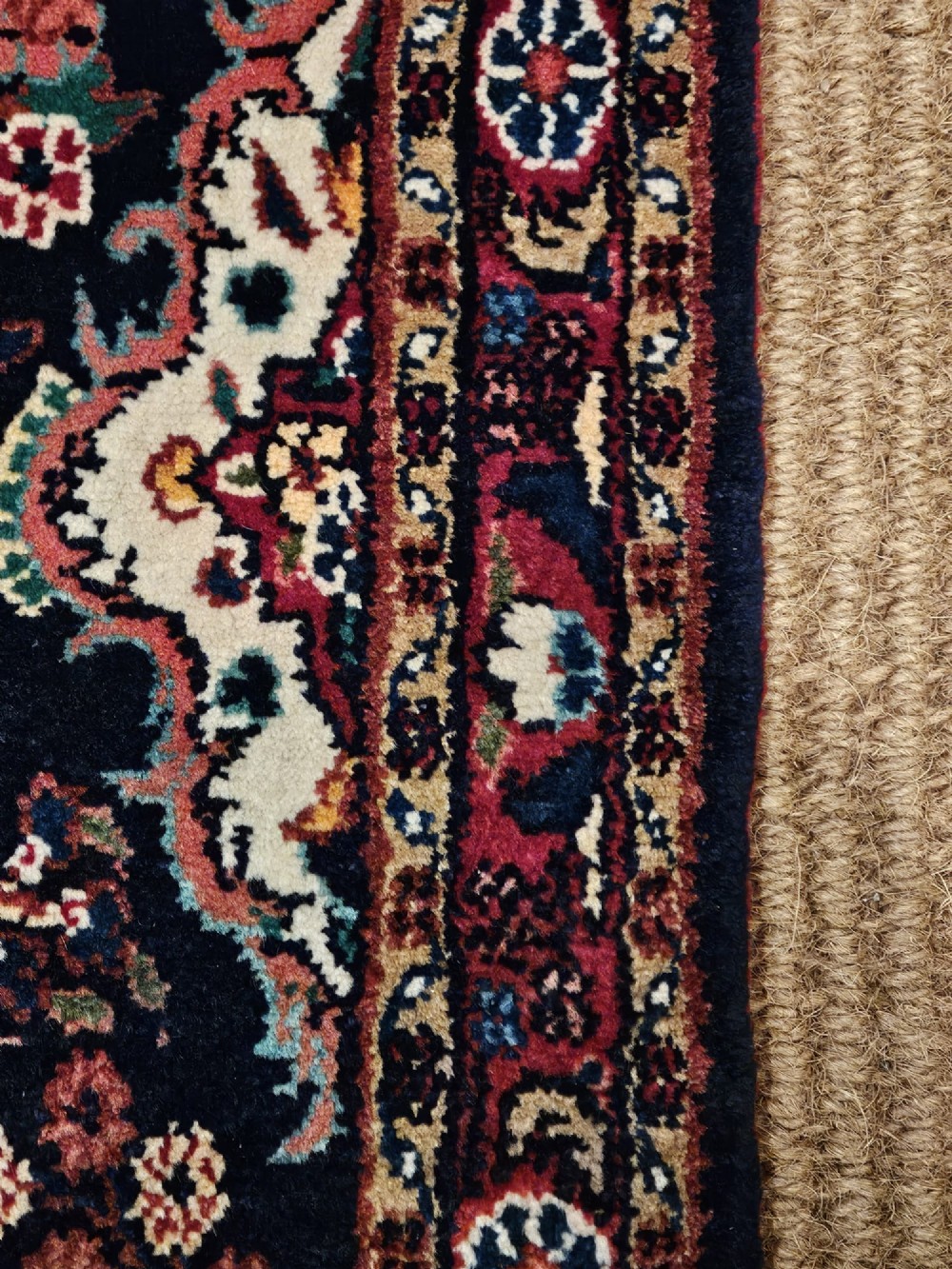 Superb 15' Pure Wool Runner Rug View III