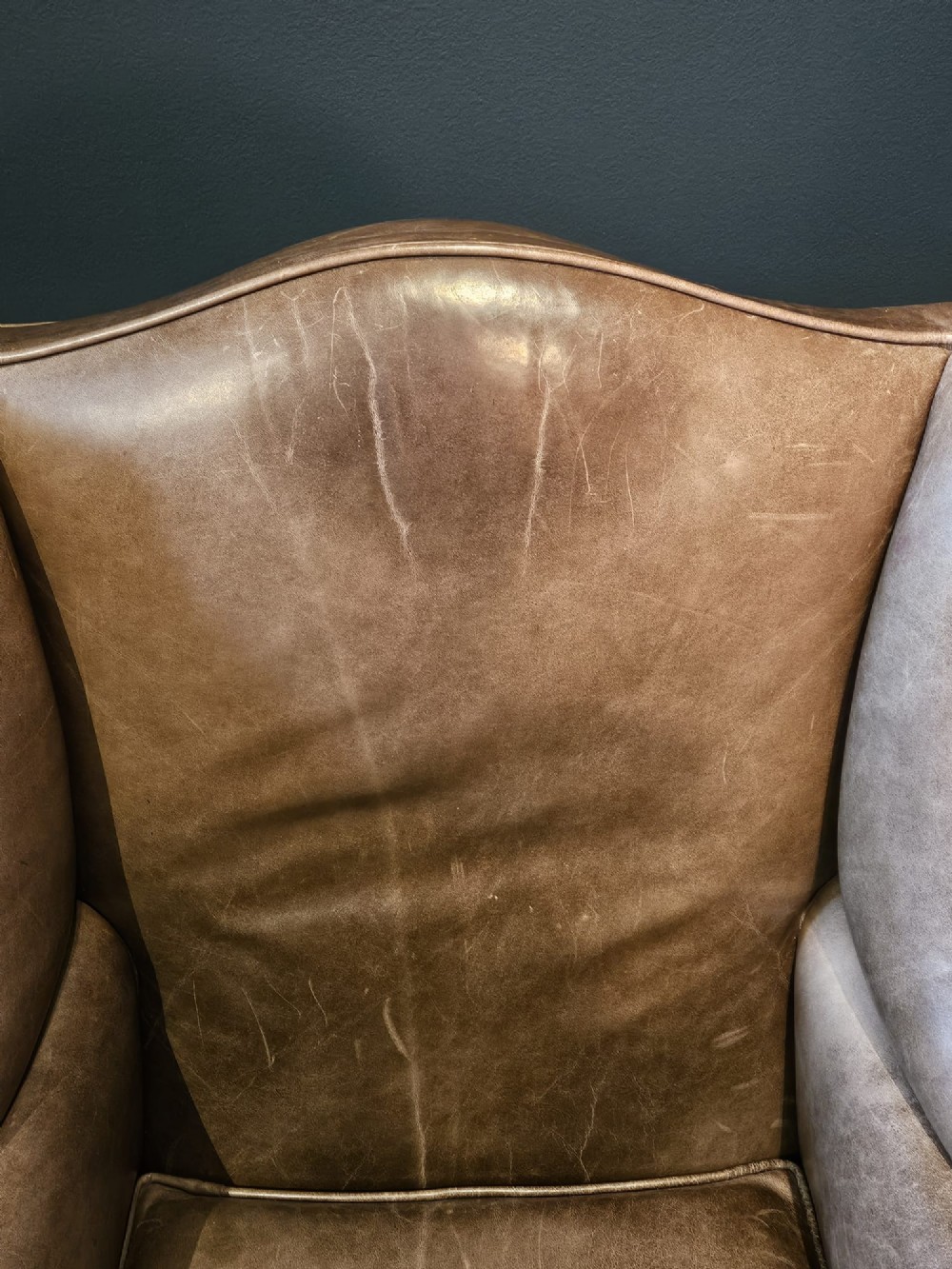 Edwardian Leather Armchair by Warings View II