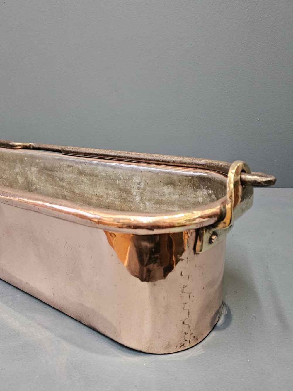 Victorian Copper Fish Kettle View V