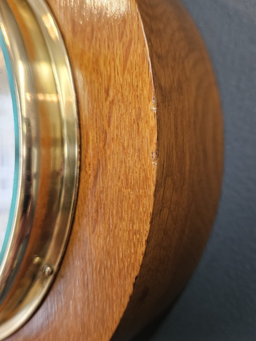 Victorian Negretti and Zambra Oak Cased Barometer View IV