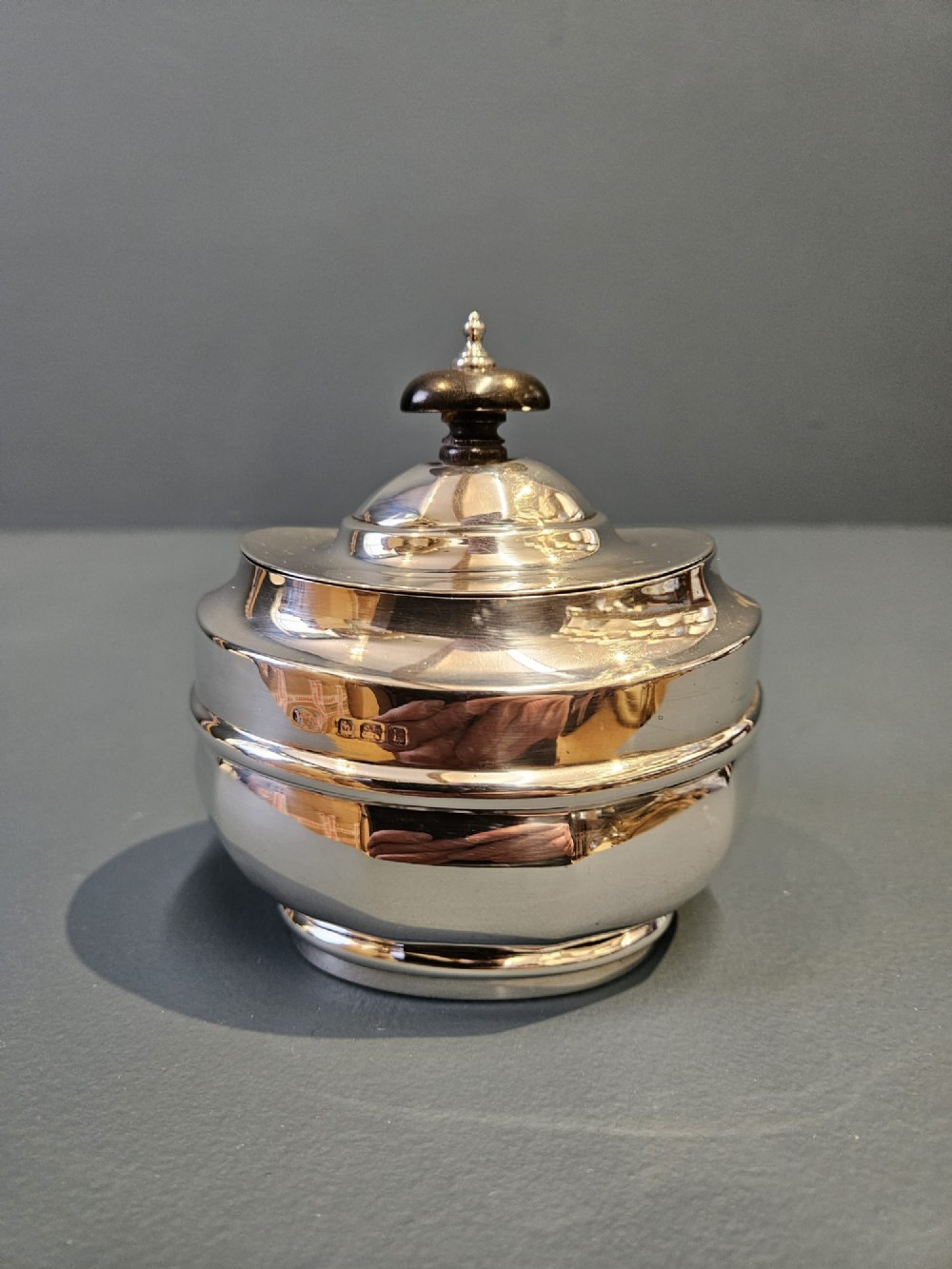 Edwardian Silver Tea Caddy View II
