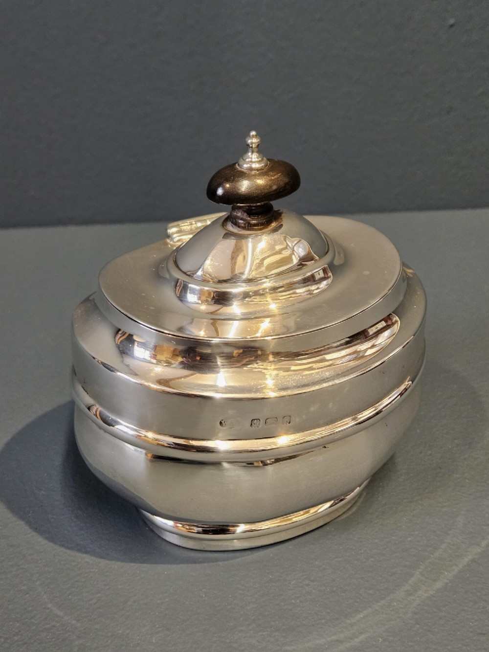Edwardian Silver Tea Caddy View V