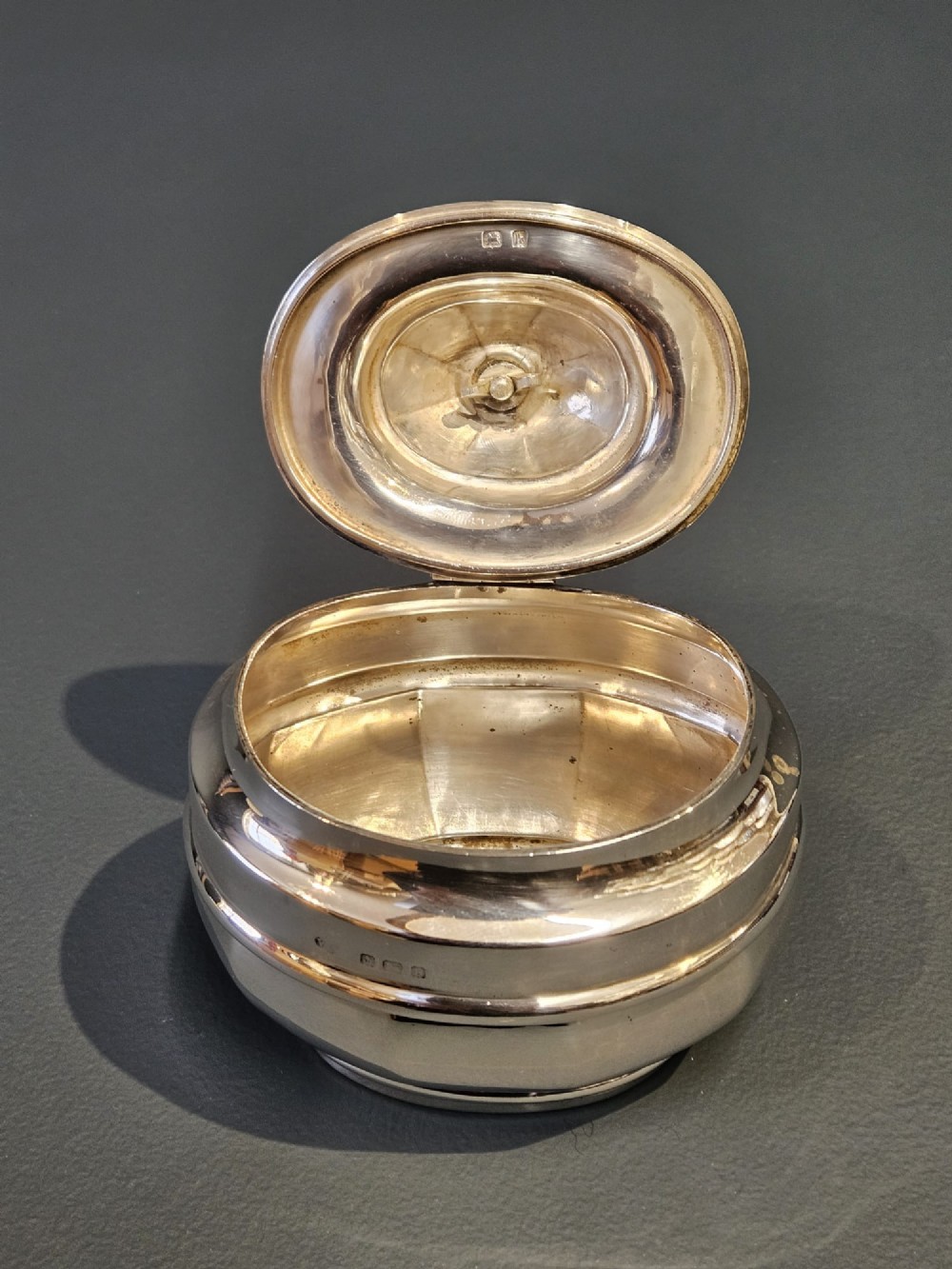 Edwardian Silver Tea Caddy View VI