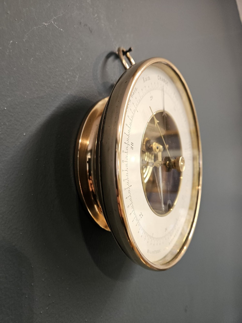 Large Victorian Skeletonised Marine Barometer View III