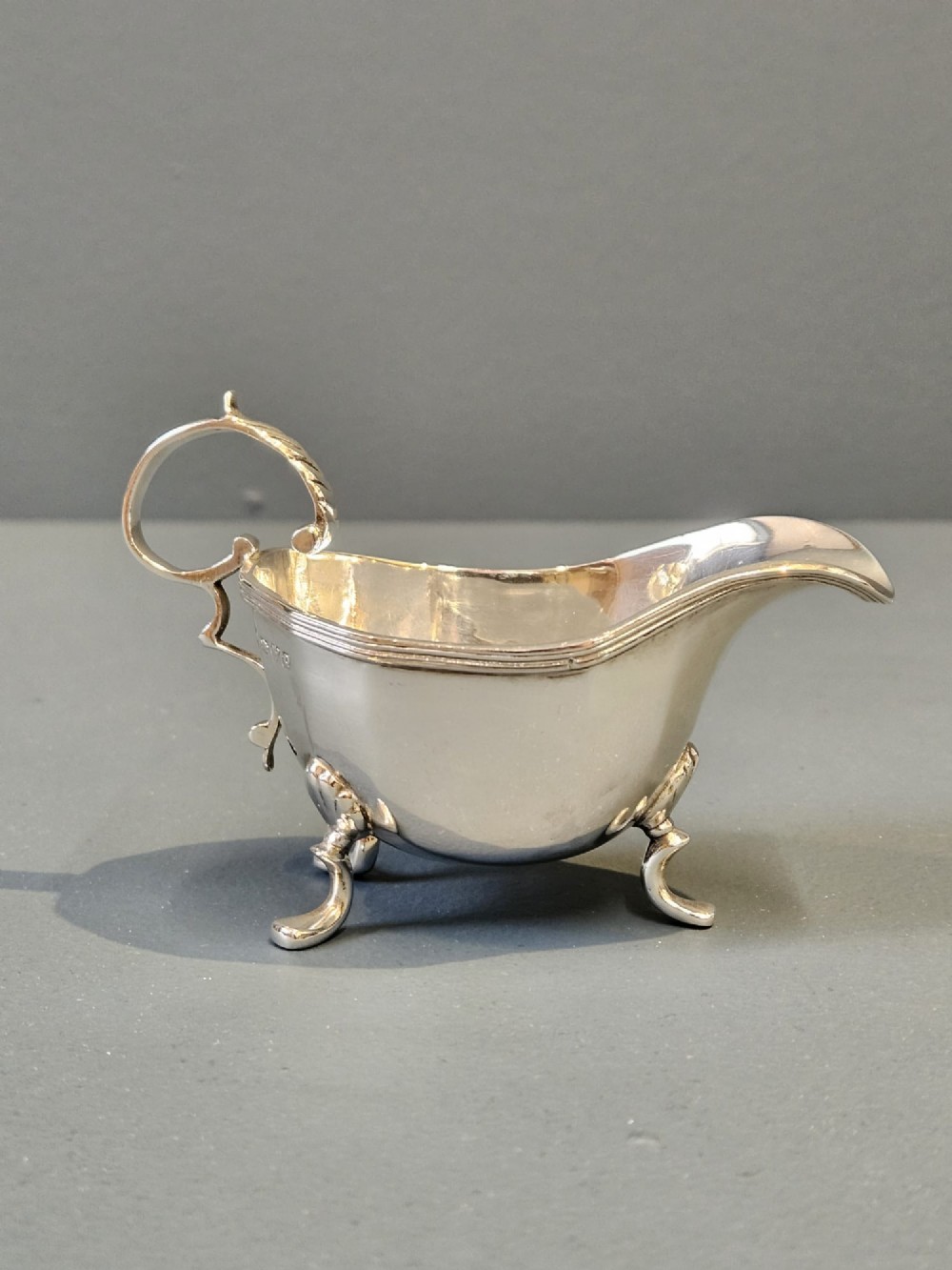 Small Victorian Chester Silver Compote Boat