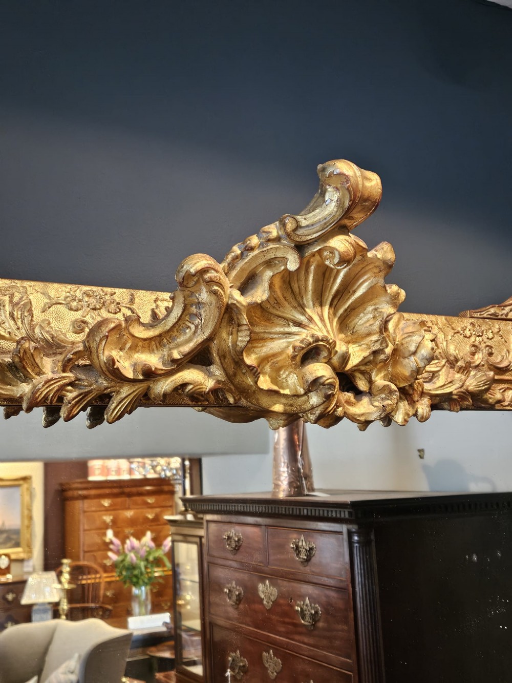 Large Victorian Timber Gilt Mirror View IV