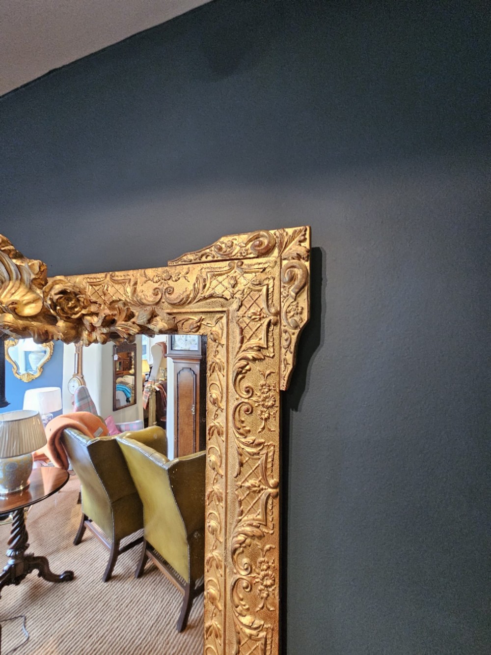 Large Victorian Timber Gilt Mirror View VI