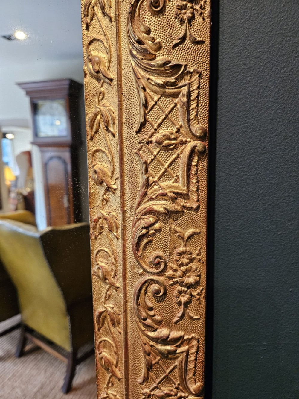 Large Victorian Timber Gilt Mirror View VIII