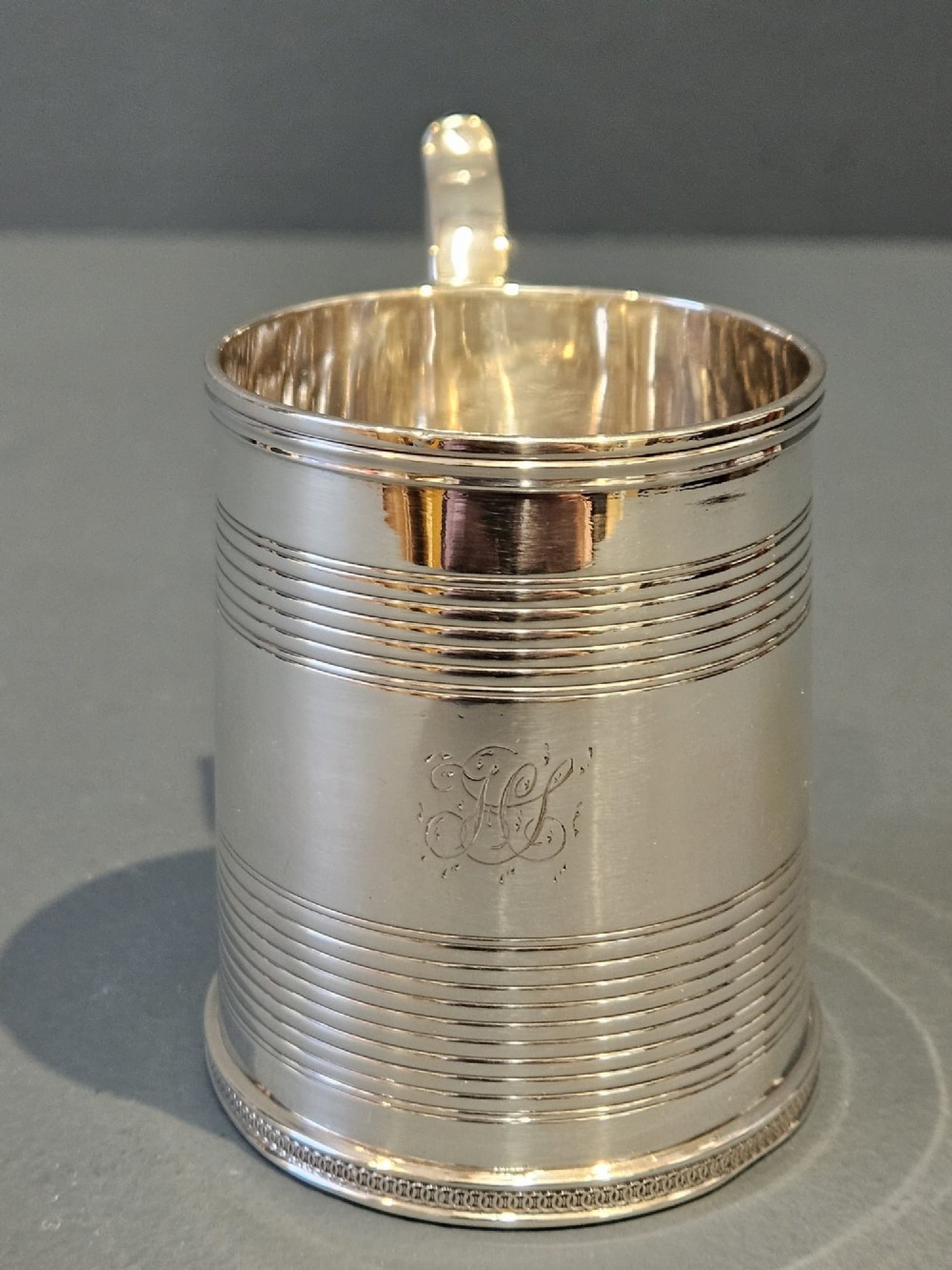 Early Victorian Silver Mug View VII