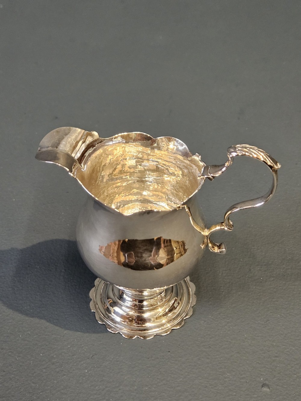 Georgian Silver Cream Jug View V