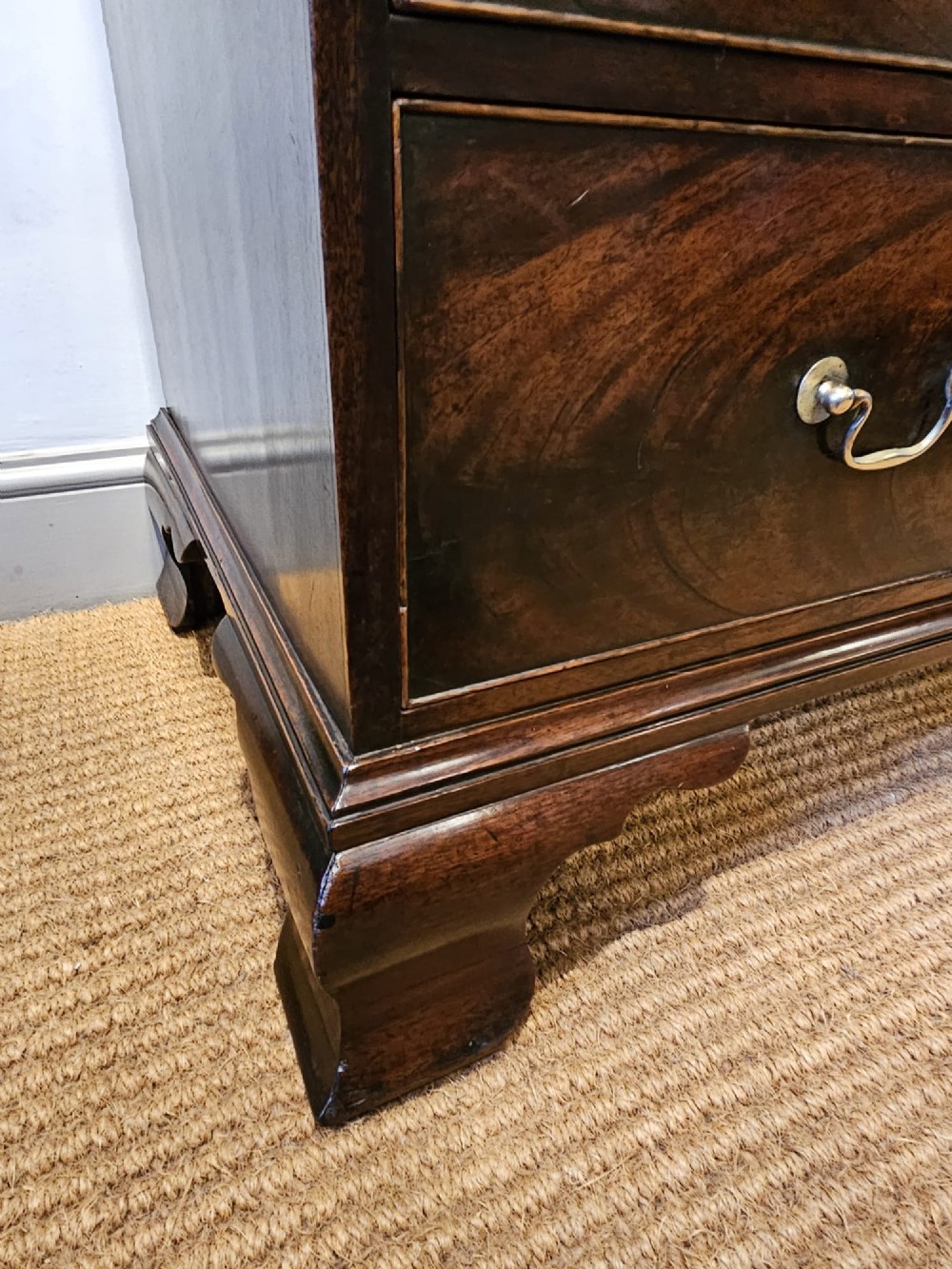 George III Mahogany Secretaire Chest on Chest View VII