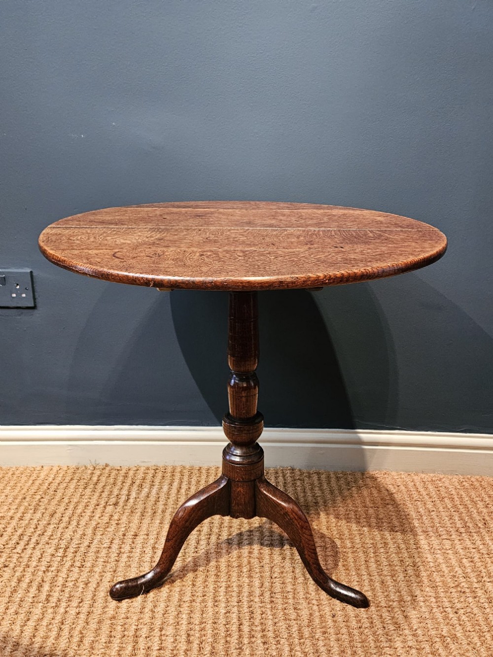 George III Oak Tripod Table