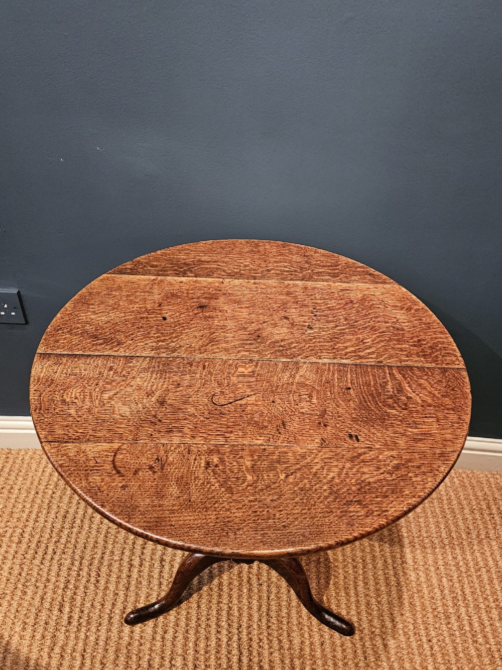 George III Oak Tripod Table View V