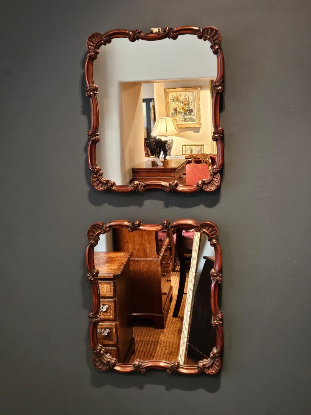 Matching Pair of William IV Rosewood Mirrors