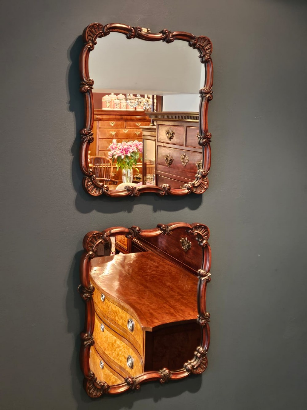 Matching Pair of William IV Rosewood Mirrors View II